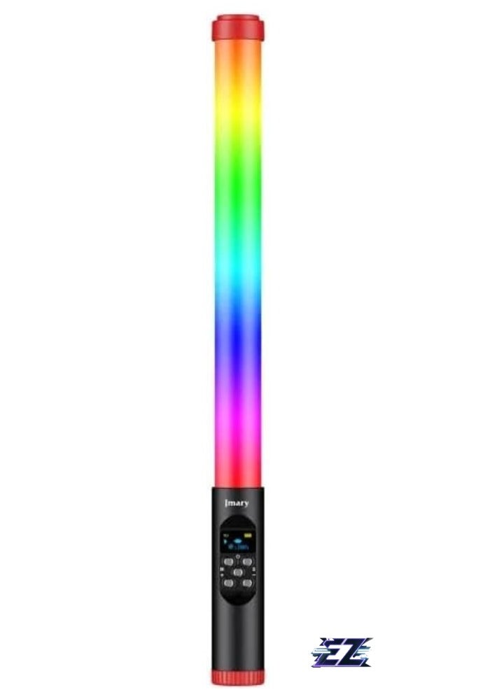 Portable RGB LED Waterproof Lighting Bar with LED Display for Filmmakers and Photographers