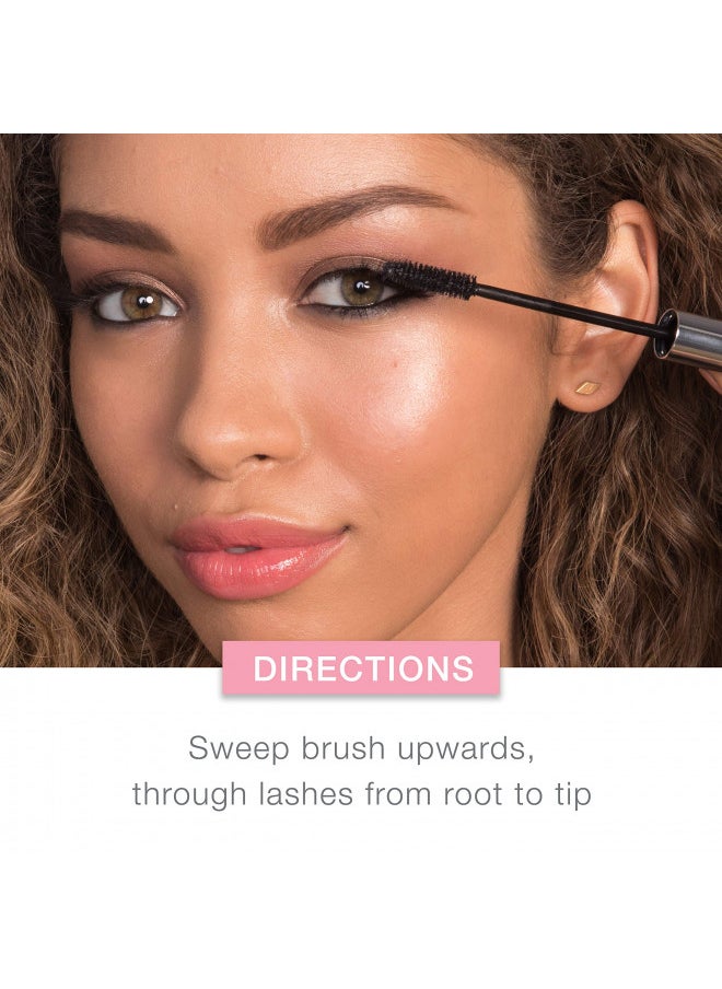 Neutrogena Healthy Volume Lash-Plumping Waterproof Mascara Volumizing And Conditioning Mascara With Olive Oil To Build Fuller Lashes Clump Smudge & Flake-Free Carbon Black 06 0.21 oz