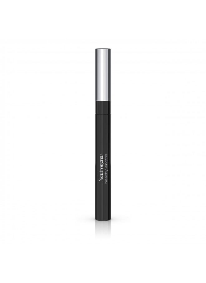 Neutrogena Healthy Lengths Mascara for Stronger, Longer Lashes, Clump-, Smudge- and Flake-Free Mascara with Olive Oil, Vitamin E and Rice Protein, Black 02.21 oz