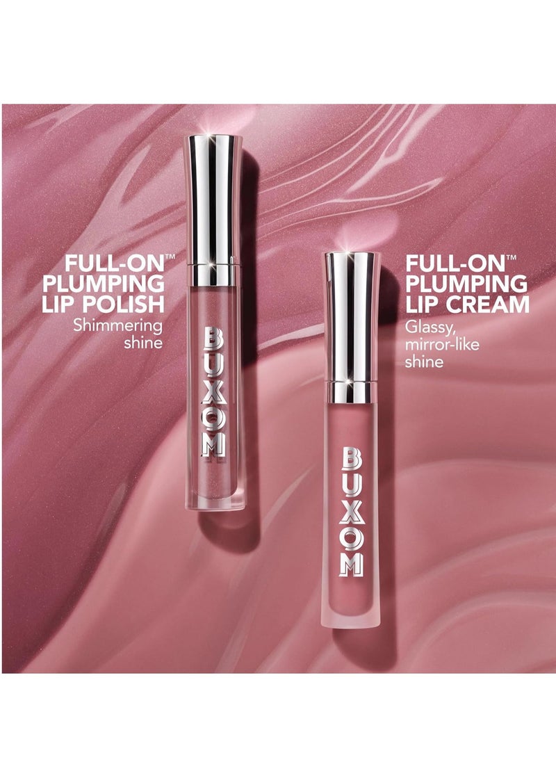 BUXOM Full-On Plumping Lip Polish, Tinted Lip Plumper Gloss, Plumping Formula with Peptides & Vitamin E, Moisturizing Lip Plumping Gloss