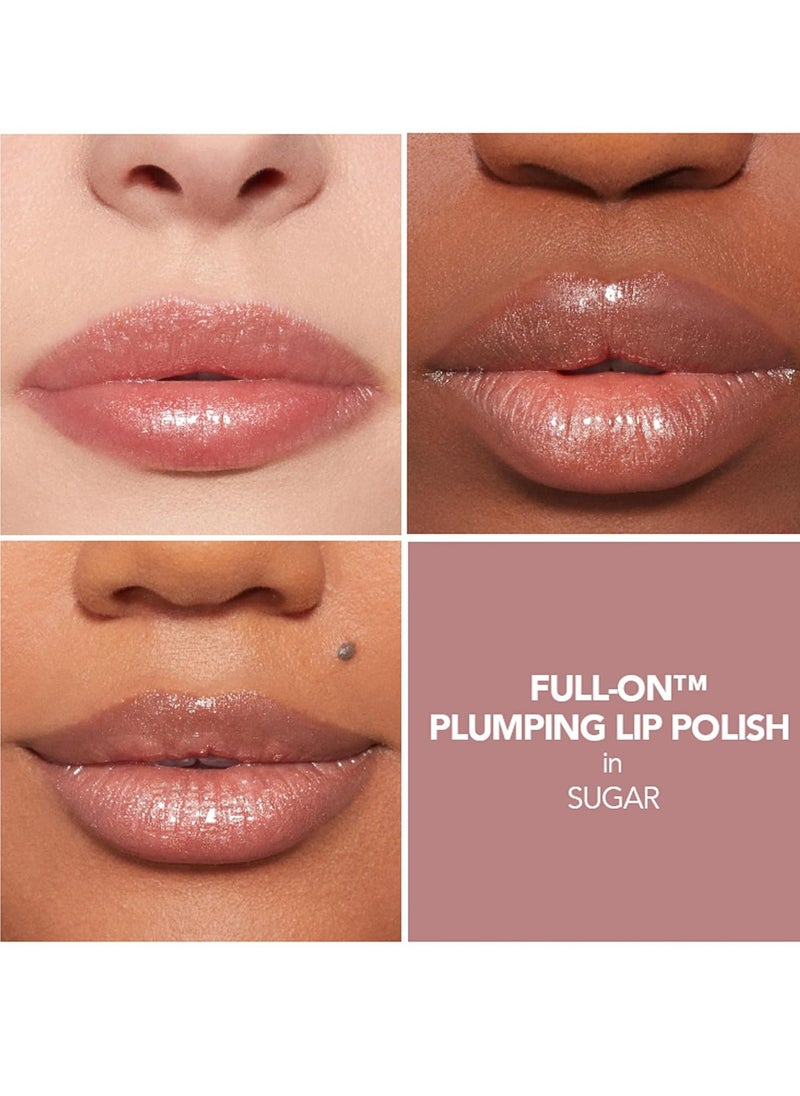 BUXOM Full-On Plumping Lip Polish, Tinted Lip Plumper Gloss, Plumping Formula with Peptides & Vitamin E, Moisturizing Lip Plumping Gloss