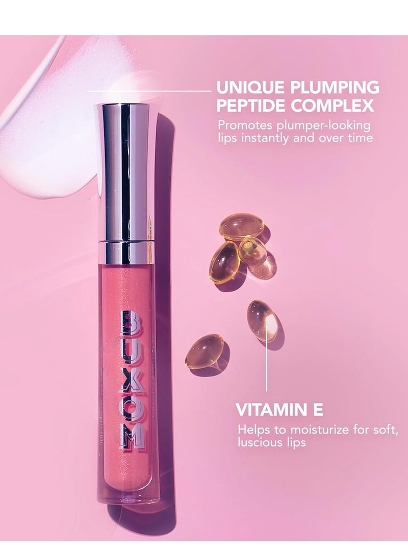 BUXOM Full-On Plumping Lip Polish, Tinted Lip Plumper Gloss, Plumping Formula with Peptides & Vitamin E, Moisturizing Lip Plumping Gloss