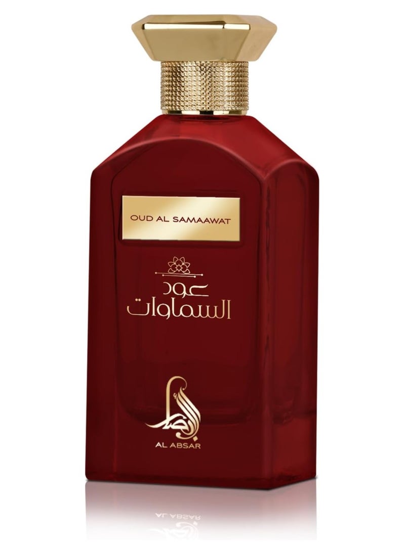 Al Absar Oud Al Samaawat 100ML - EDP - Luxurious Long-Lasting Oriental Perfume for Men and Women - Premium Floral and Woody Scent