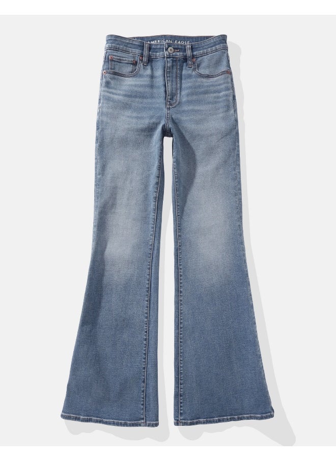 AE Next Level Super High-Waisted Flare Jean