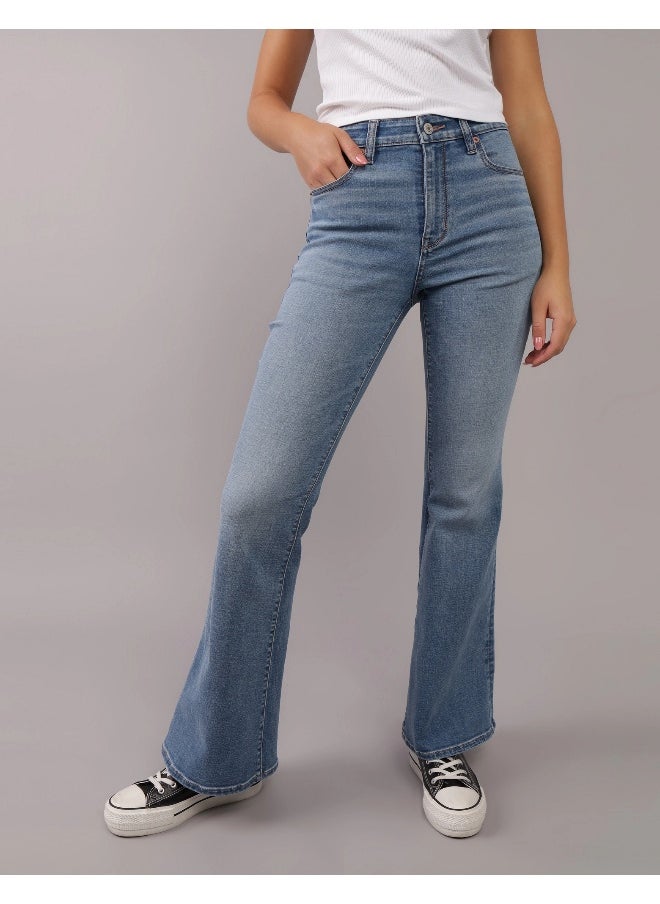 AE Next Level Super High-Waisted Flare Jean