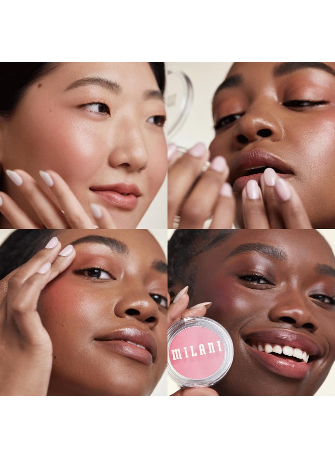 Milani Cheek Cream Blush- Cream to Gel Blush for Cheek and Lip Tint