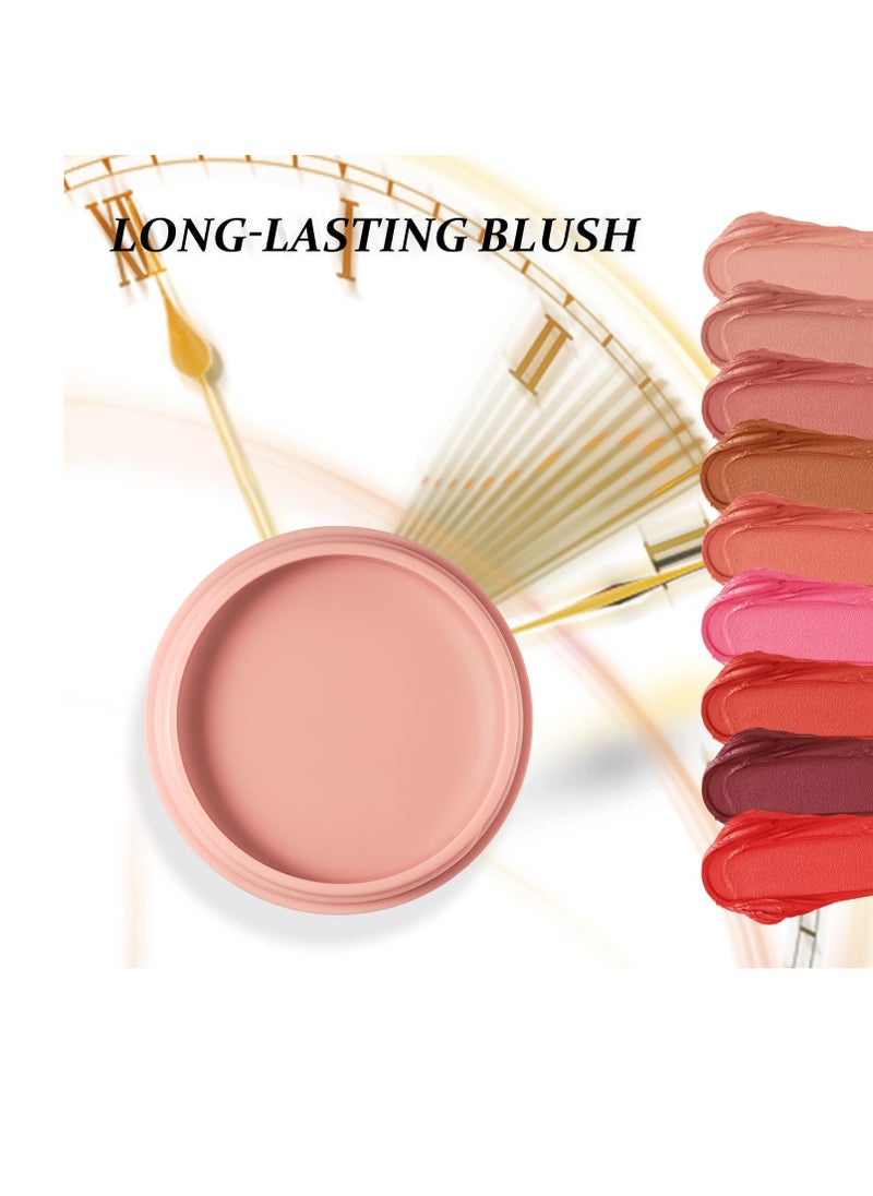 Cream Blush, Matte Moisturizing Makeup Effect, Long-Lasting, Easy to Apply, Anti-smudge, Natural Makeup, Cream Blush Suitable For Women in Various Occasions-(03 Candy Pink)