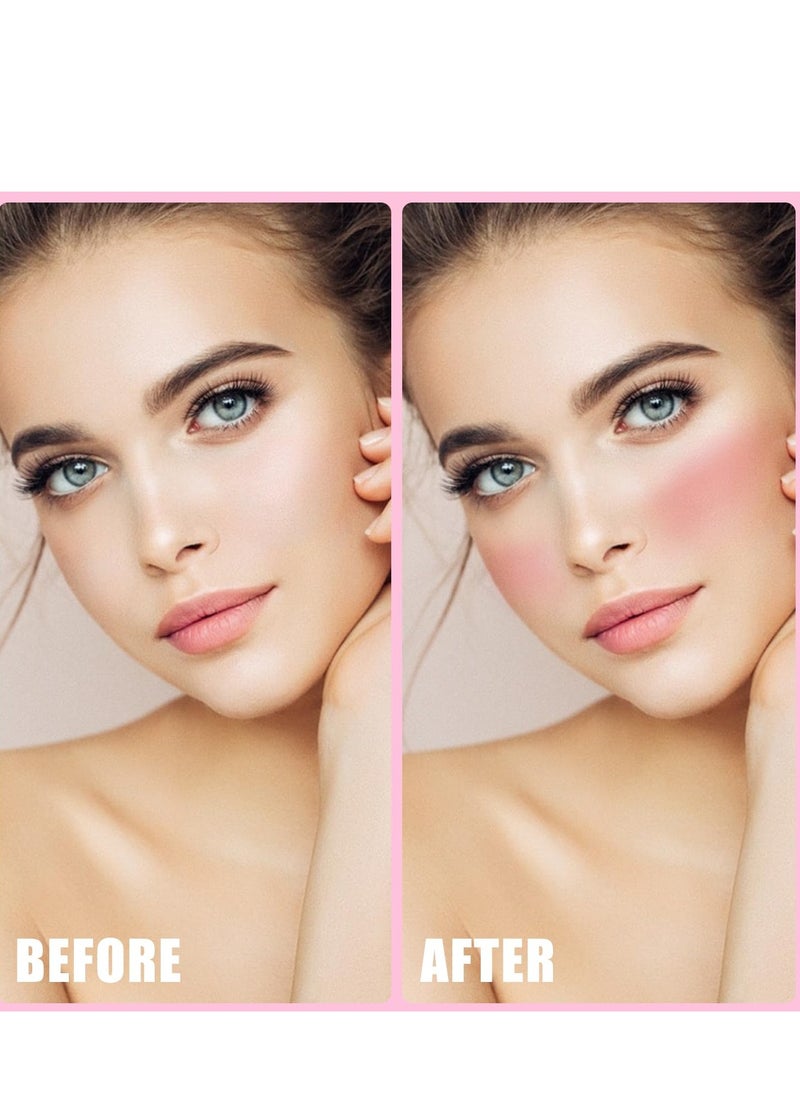 Cream Blush, Matte Moisturizing Makeup Effect, Long-Lasting, Easy to Apply, Anti-smudge, Natural Makeup, Cream Blush Suitable For Women in Various Occasions-(03 Candy Pink)