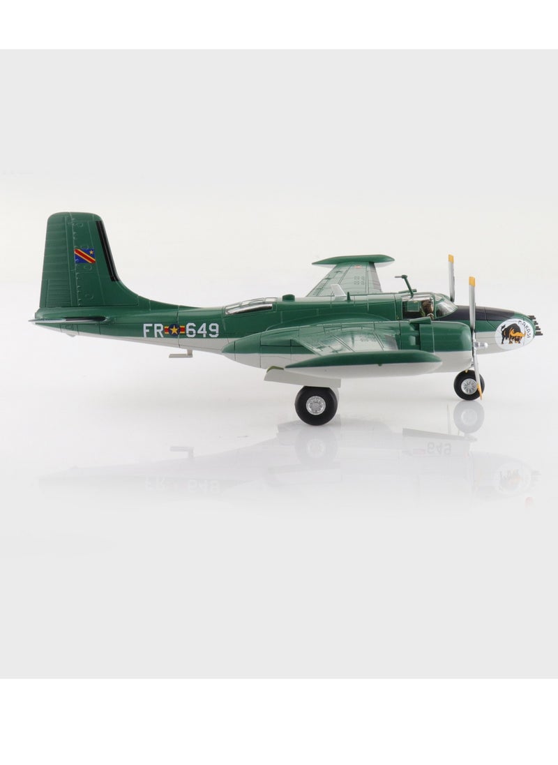 1:72 Douglas B-26K Counter Invader Diecast Model Congolese Air Force, #64-17649, Brazzaville, Congo, 1965