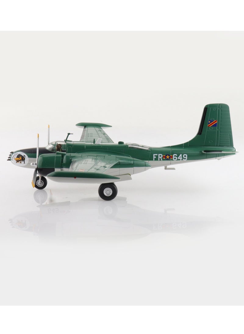 1:72 Douglas B-26K Counter Invader Diecast Model Congolese Air Force, #64-17649, Brazzaville, Congo, 1965