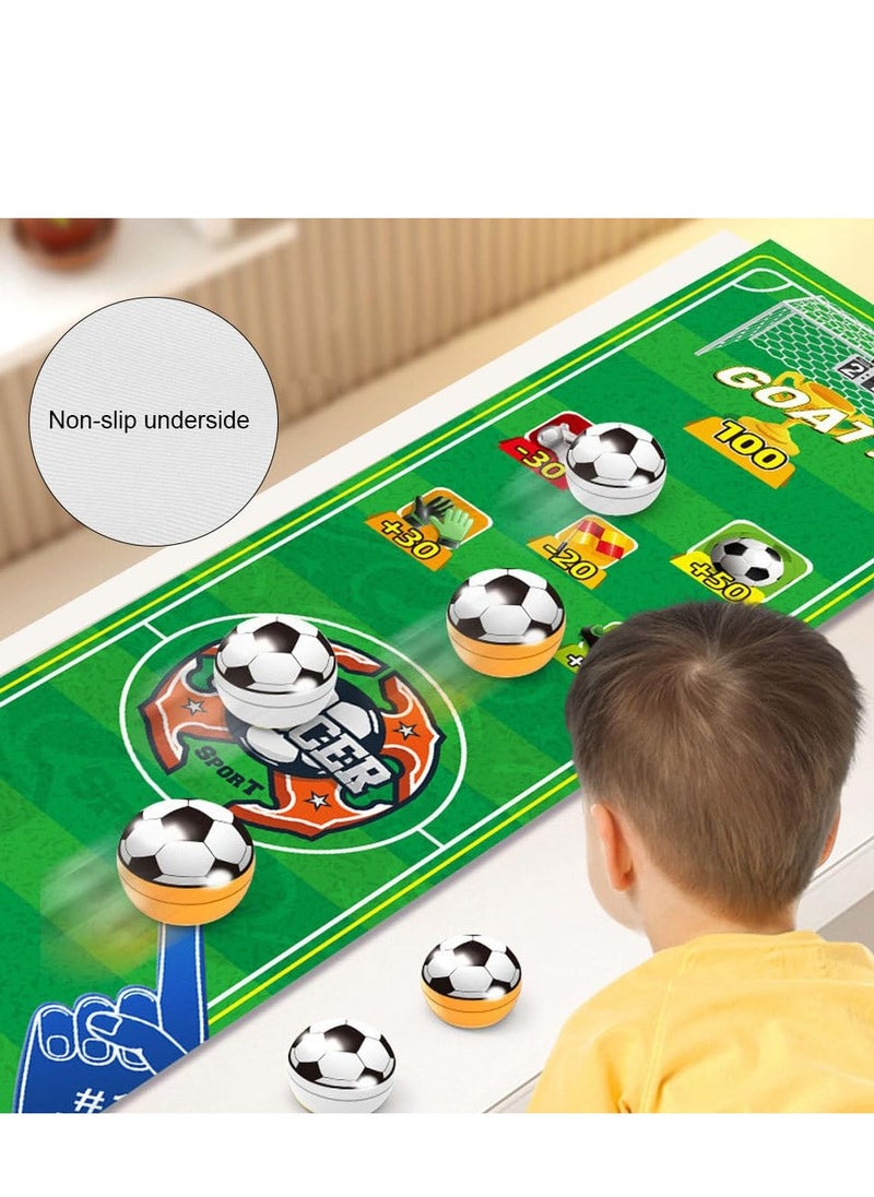 Tabletop Game for Family Party, Football Board Game, Shuffleboard, Curling Game, Interactive Family Party Games for Kids and Adults, Indoor, Outdoor, Travel