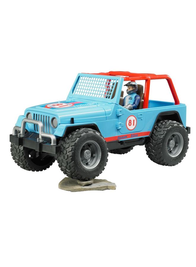 Jeep Cross Country Racer Vehicle Blue 29.5x15x15cm