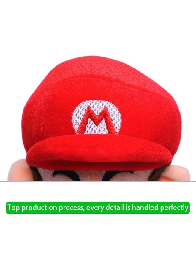 28 cm Super Cute Mario Cartoon Character, Plush Stuffed Soft Toy for Kids