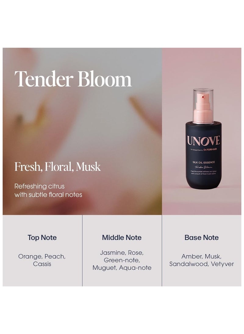 UNOVE Silk Oil Essence Hair Serum 70ml| Nourishing Hair Oil for Dry, Frizzy & Damaged Hair | Lightweight Serum for Shine & Softness | Frizz Control and Split End Care | Leave in Hair Serum