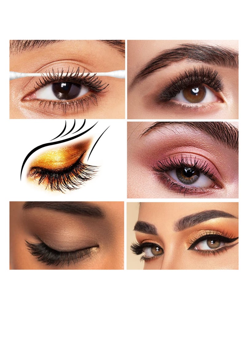 Black Curly Mascara, Waterproof Mascara, Black Mascara Long Lasting Thick Not Smudge, Fiber Mascara, Curly Mascara, Eye Makeup, Easy to color, Mascara Black, Black