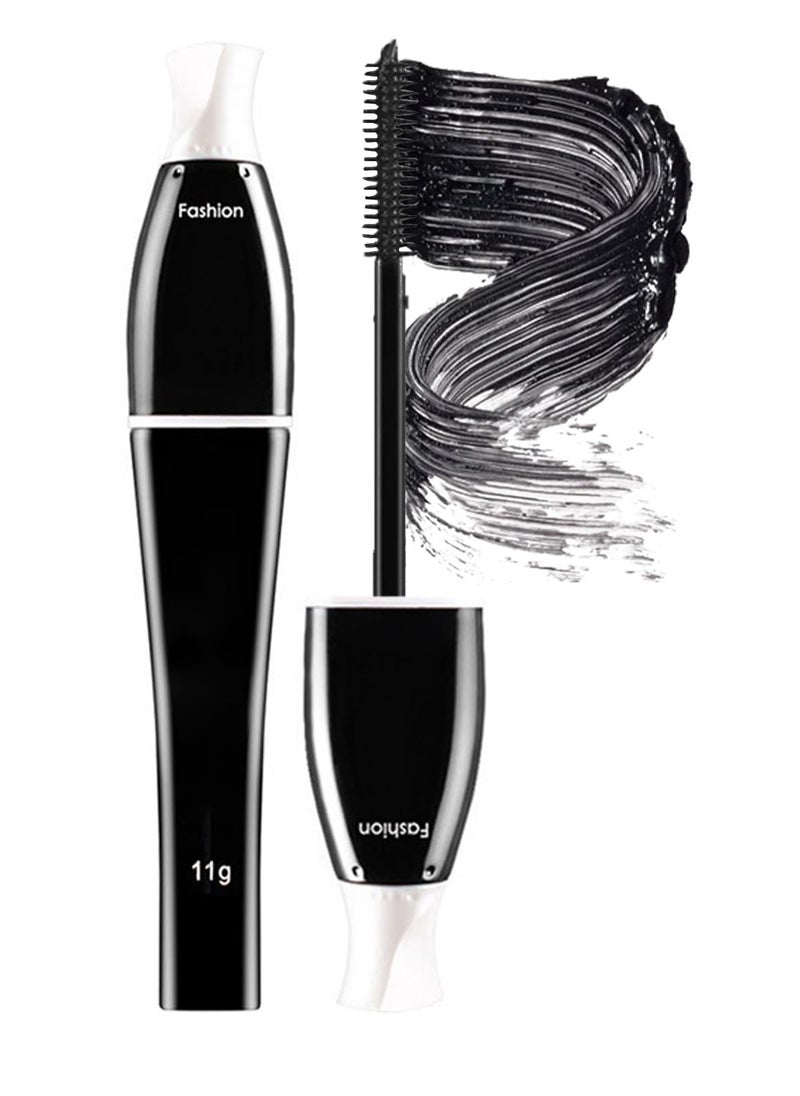 Black Curly Mascara, Waterproof Mascara, Black Mascara Long Lasting Thick Not Smudge, Fiber Mascara, Curly Mascara, Eye Makeup, Easy to color, Mascara Black, Black