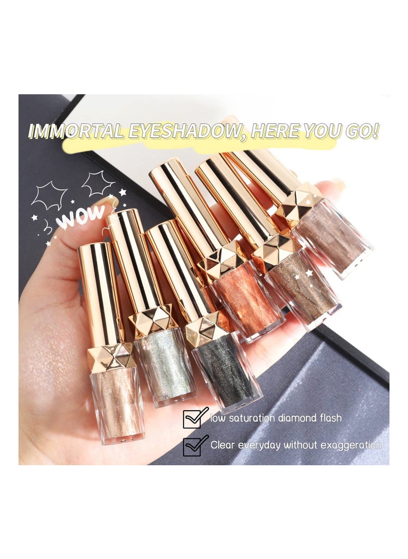 Diamond Shimmer Eyeshadow Long Lasting Lightweight Metals Gloss Sparkling Quick-Drying Eye shadow