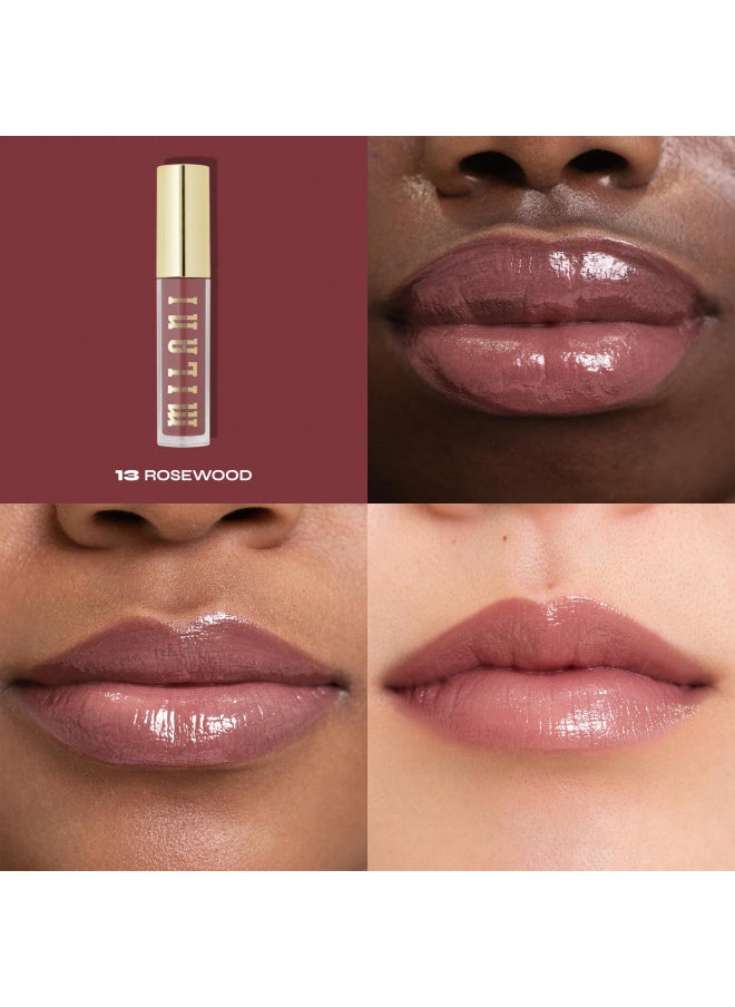 Milani Keep It Full Nourishing Lip Plumper - Rosewood (0.13 Fl. Oz.) Cruelty-Free Lip Gloss for Soft, Fuller-Looking Lips