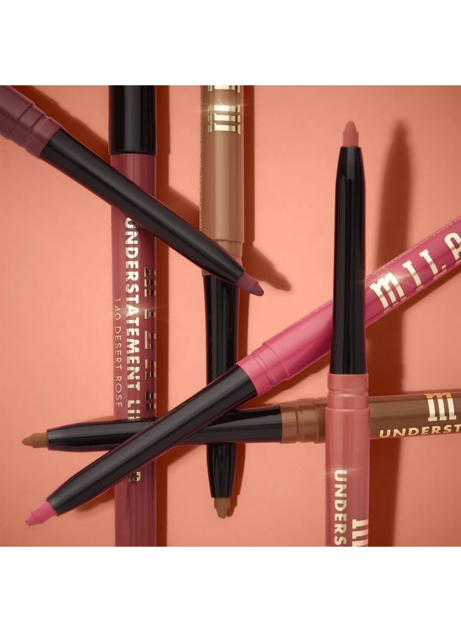 Milani Understatement Lipliner Pencil - Highly Pigmented Retractable Soft Lip Liner Pencil, Easy to Use Lip Makeup