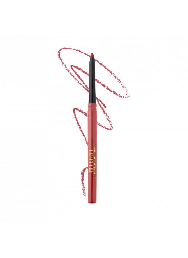 Milani Understatement Lipliner Pencil - Highly Pigmented Retractable Soft Lip Liner Pencil, Easy to Use Lip Makeup