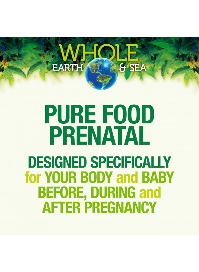 Whole Earth & Sea from Natural Factors, Women's Prenatal Multivitamin and Mineral, Whole Food Supplement, Vegan, 60 tablets, 60 Tablets