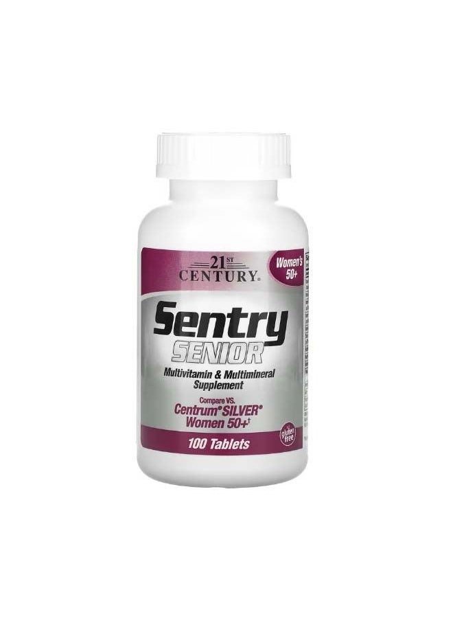 Sentry Senior Multivitamin And Multimineral Supplement  100 Tablets