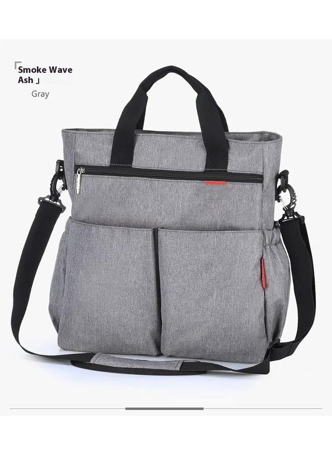 Utility Tote Bag for Women, Multi Pockets Shoulder Bag with Zipper, Laptop Handbag for Teacher, Working Women, Nurses，Large Capacity Convertible Water Proof Shoulder Durable Baby Diaper Bag