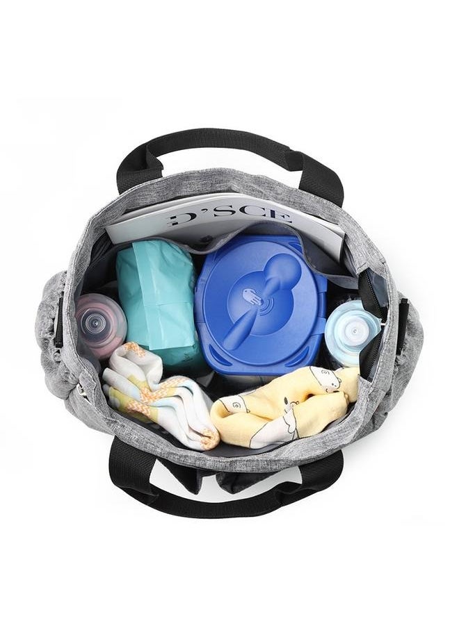Utility Tote Bag for Women, Multi Pockets Shoulder Bag with Zipper, Laptop Handbag for Teacher, Working Women, Nurses，Large Capacity Convertible Water Proof Shoulder Durable Baby Diaper Bag