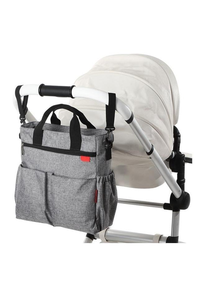 Utility Tote Bag for Women, Multi Pockets Shoulder Bag with Zipper, Laptop Handbag for Teacher, Working Women, Nurses，Large Capacity Convertible Water Proof Shoulder Durable Baby Diaper Bag