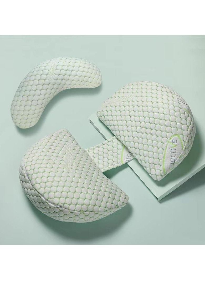 Pregnancy Pillows for Sleeping, Adjustable Support Maternity Pillow for Pregnant Women- Wedge Pillows Side Sleeper Pregnancy Pillows for Body,Belly,Back,Legs,Hips- with Detachable Pillow Cover