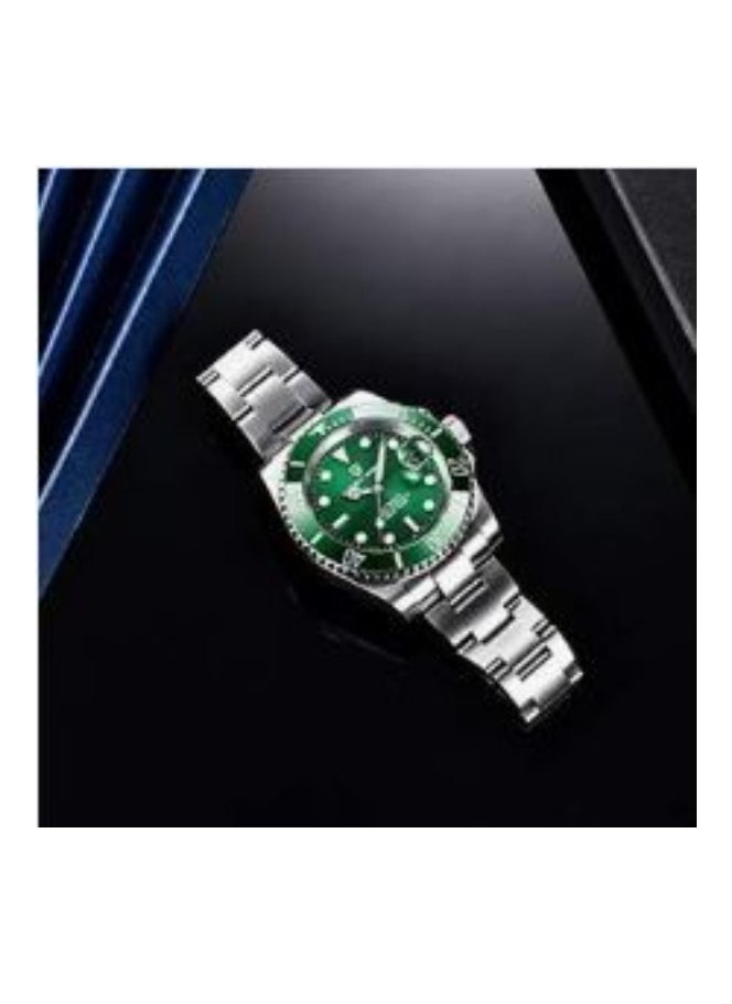 Pagani Design PD-1661 Automatic Men's Watch Mechanical Analogue 40mm Sapphire Glass Stainless Steel ( Green Dial and Bezel )