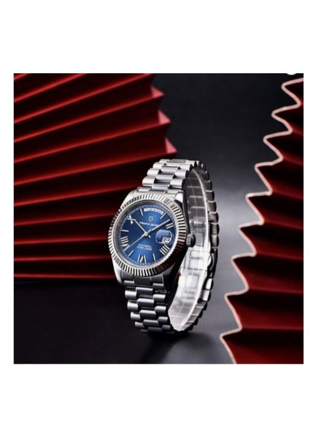 Pagani Design 40mm Automatic Mens Mechanical Watch Stainless Steel Waterproof Sapphire Glass Wristwatch for Men PD-1783