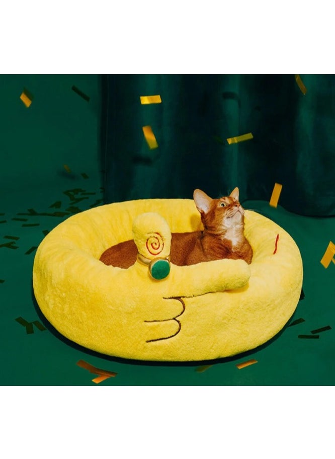 Zeze, Finger Shaped, Pet Bed, Size - 56cm x 56cm x 33cm