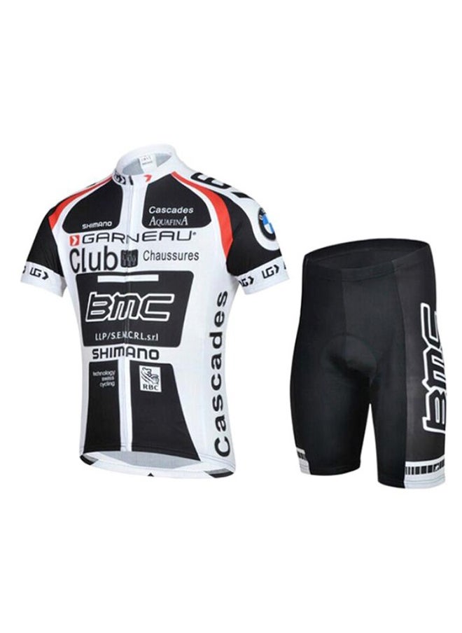 Outdoor Cycling Short Sleeve Jersey With Shorts XL