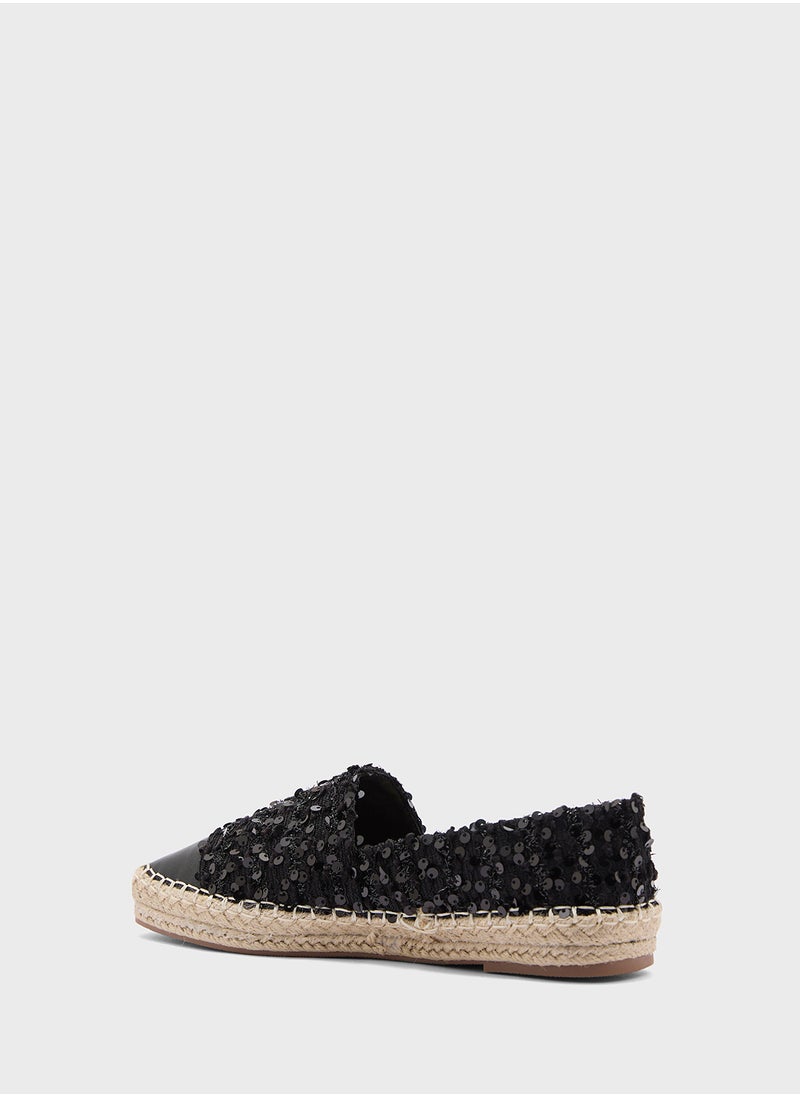 Sequined Espadrille