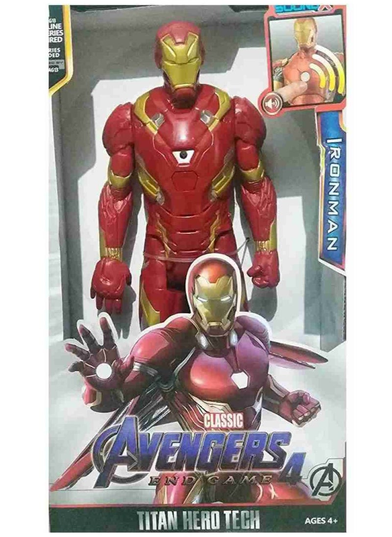 Ironman Figure, Ironman Ultimate Titan Hero Series, Ironman Action Figure, Action Figure 30 cm Titan Hero Birthday Gift for Kids from 4 Years+ (Ironman)