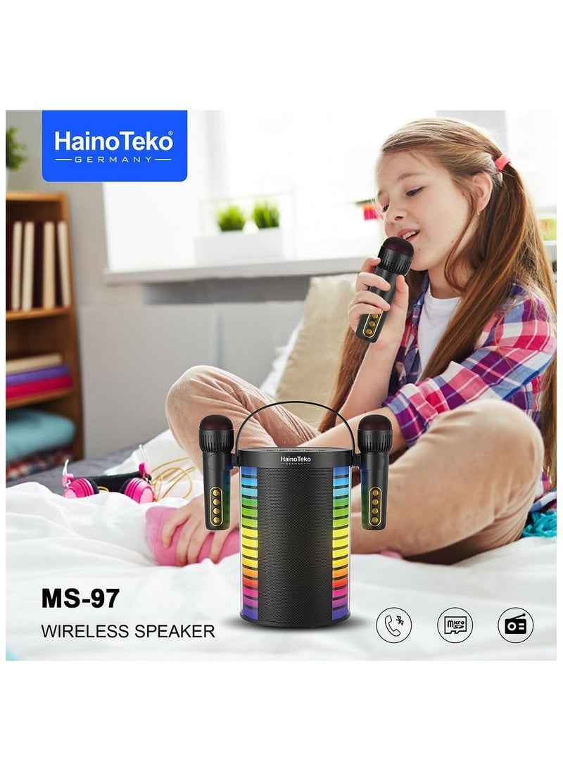 Haino Teko Germany MS97 bluetooth Wireless speaker with Wireless mic - Original