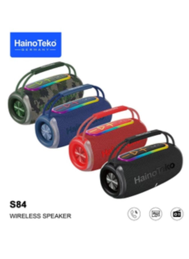 Haino Teko Germany S84 Portable Wireless Bluetooth Speaker