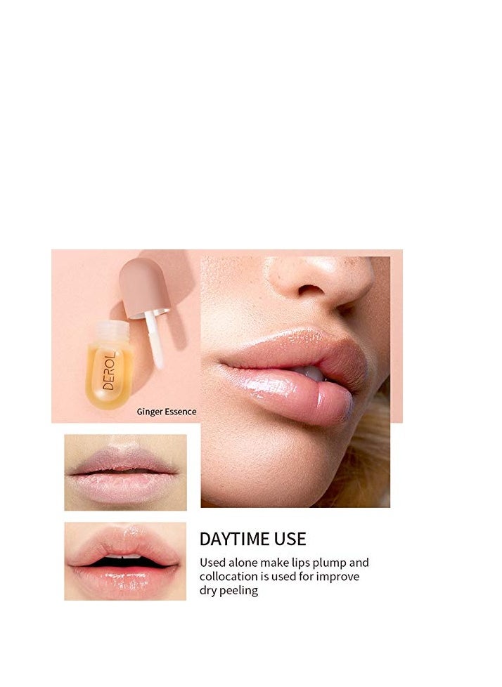 Lip Plumper,Derol Lip Plumper by NVYUE,Natural Lip Plumper and Lip Care Serum,Lip Enhancer for Fuller(2PCS)