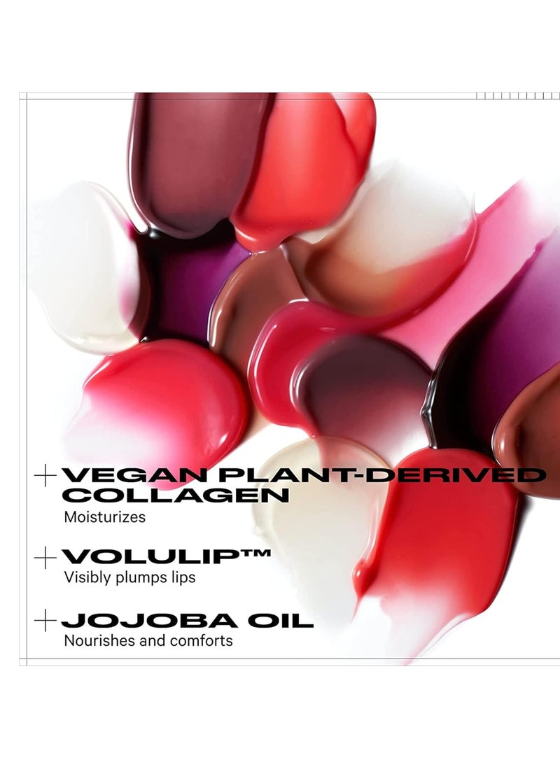 Milk Makeup Electric Glossy Lip Plumper, Pumped (Clear) - 0.3 fl oz - Hydrating Lip Plumper Gloss for Fuller, Smoother, Soft Lips - Vegan, Cruelty Free
