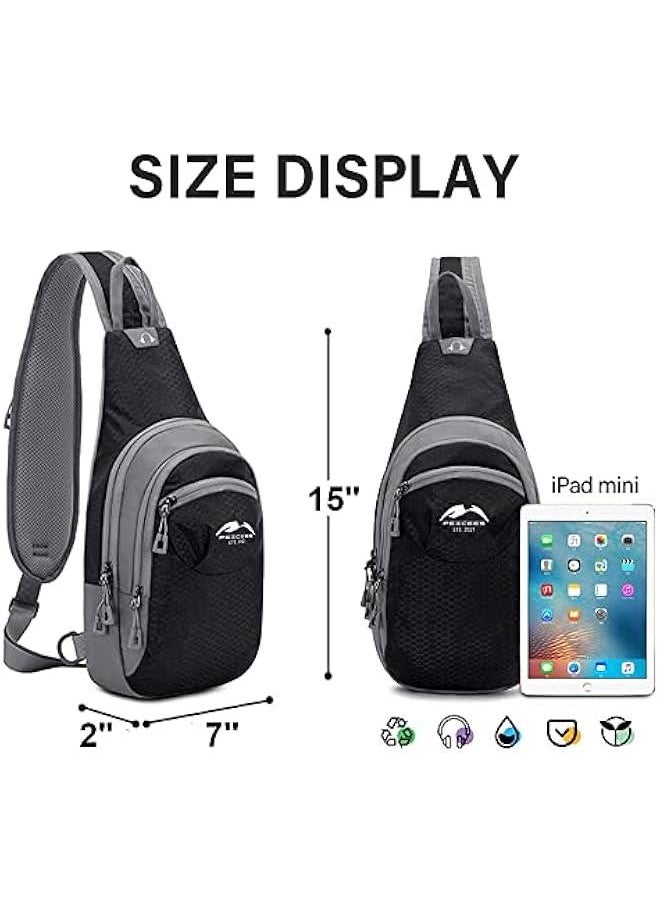 Sling Bag for Women Men Sling Backpack Crossbody Chest Shoulder Bag