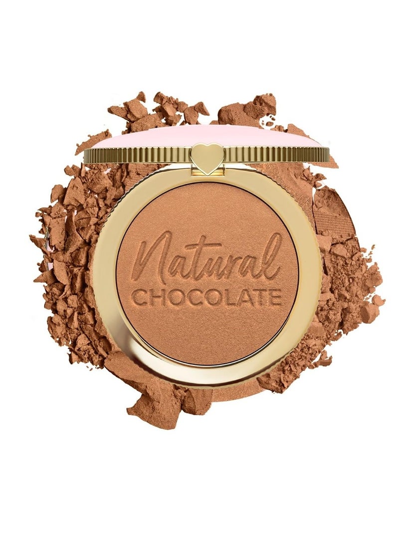 Chocolate Soleil Natural Chocolate Bronzer | Sheer-to-Medium Coverage| Glow, 0.32 oz Golden Cocoa