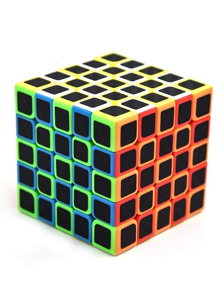 Cubelelo Drift Carbon Fiber 5x5 Speedcube Magic Puzzle Brainteaser Stress Buster Cube