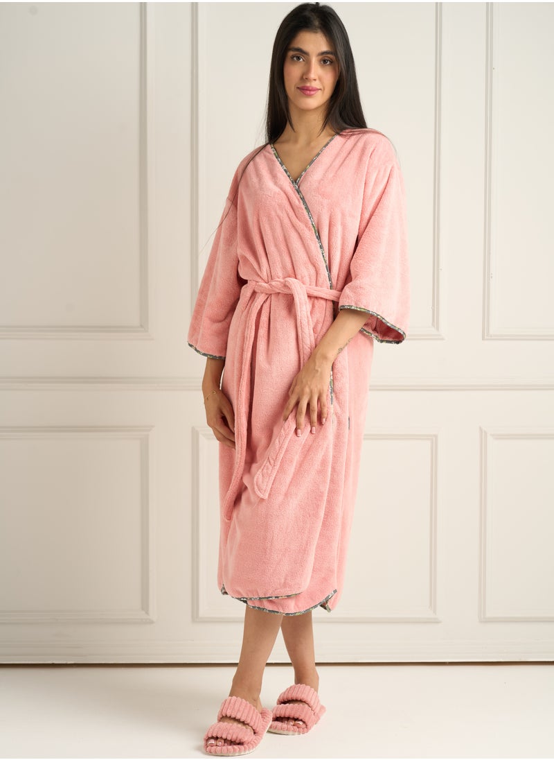 Swan Microfiber Bathrobe