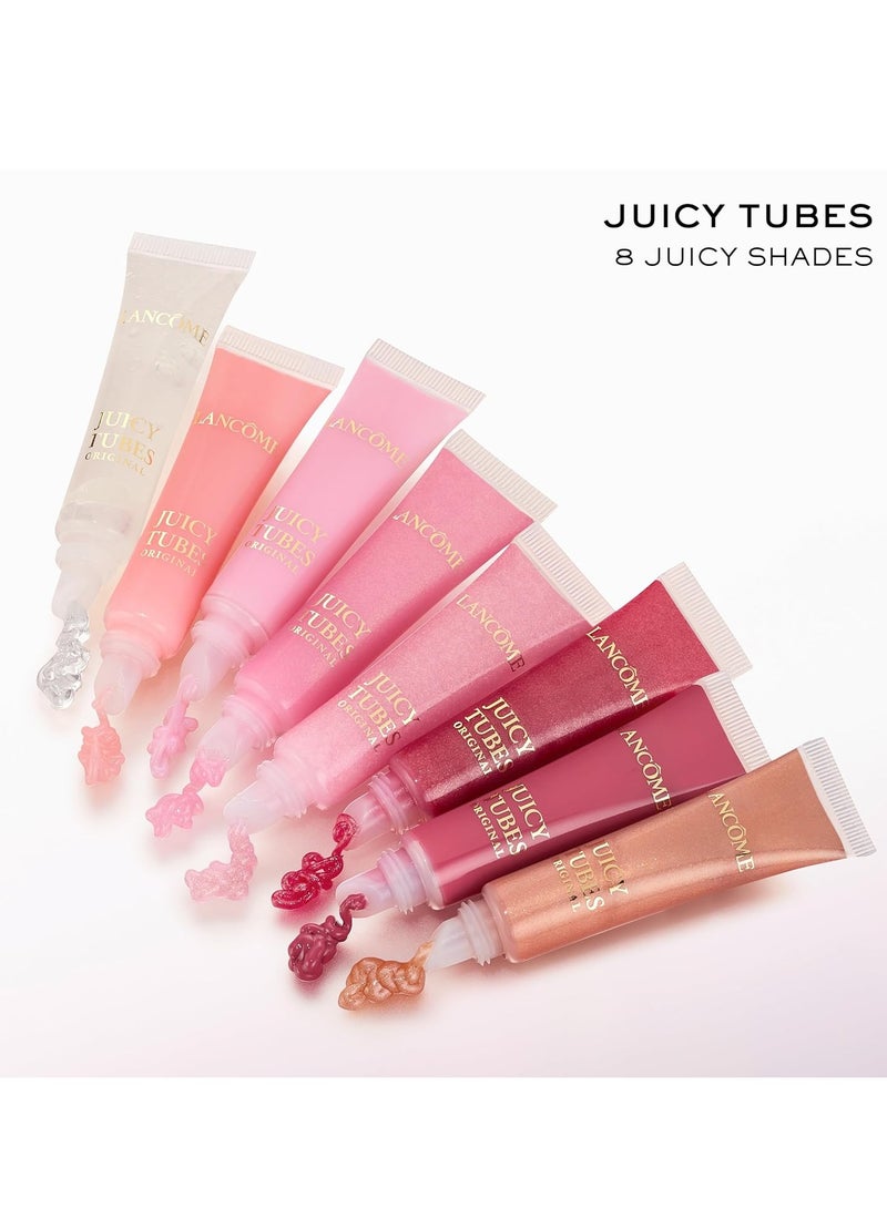 Juicy Tubes - Long-Wear Lip Gloss - Plumping & Hydrating - High Shine Finish 05 Marshmallow Electro: Sugar Pink With Rose Gold Shimmer