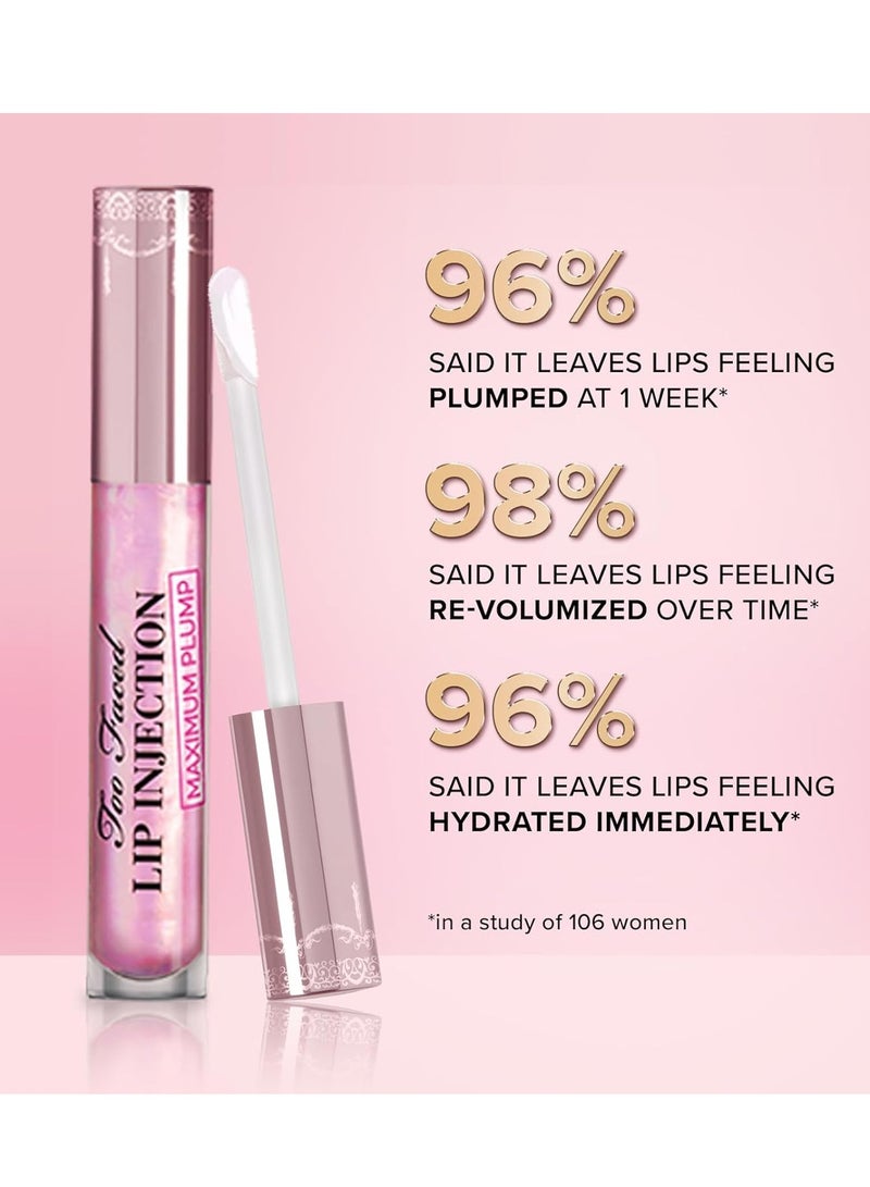 Lip Injection Maximum Plump Extra Strength Lip Plumper Gloss | Hydrating + Plumping, 0.14 fl. oz Original