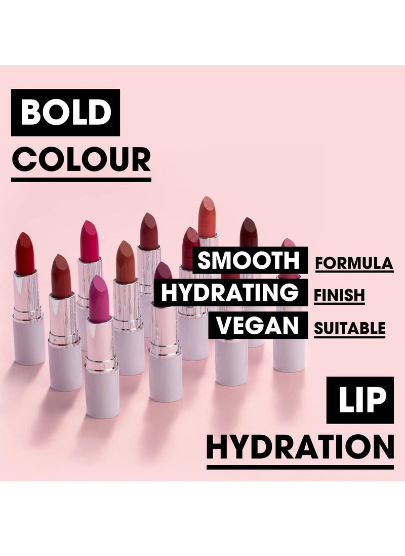 Cosmetics Lasting Bold Colour Hydrating Lipstick Infused with Nutrients 3 5g Rose Wood