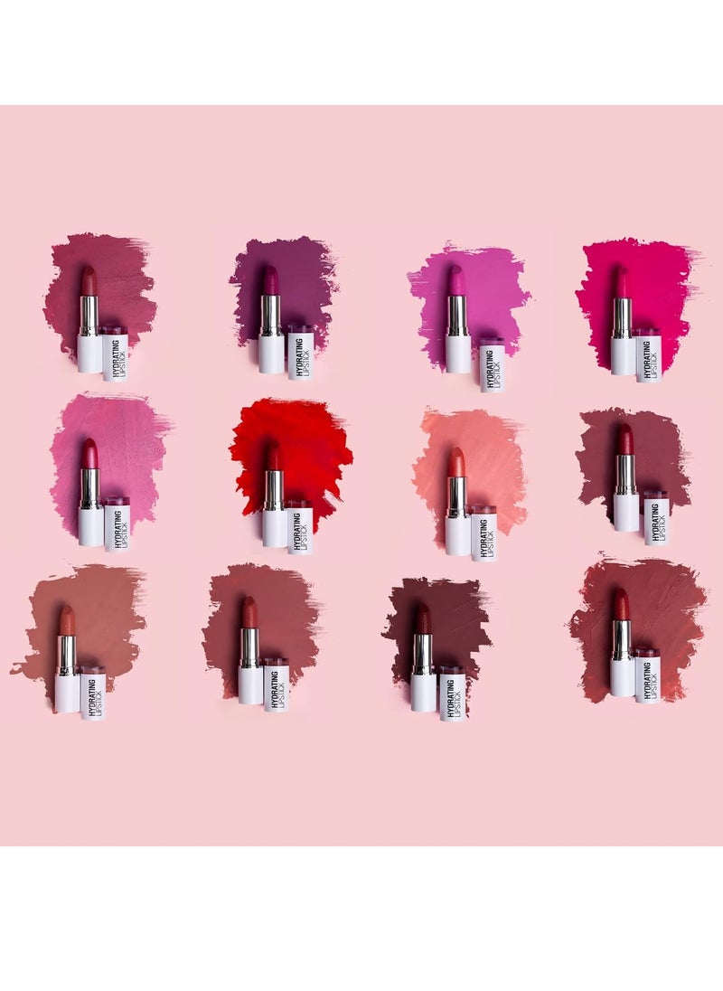 Cosmetics Lasting Bold Colour Hydrating Lipstick Infused with Nutrients 3 5g Rose Wood