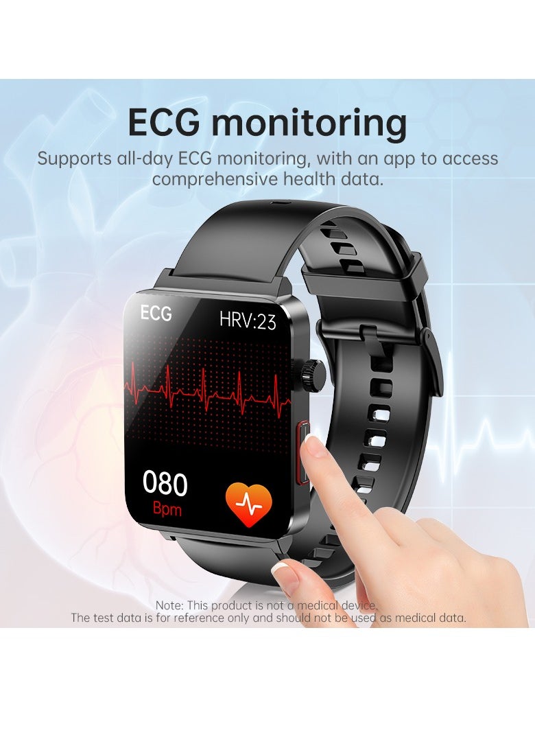 KS03PRO Smartwatch 1.96 Inch Colour Touch Screen Bluetooth Call ECG HRV Remote Care Android 8.0 Apple 11 250mAh Bluetooth 5.3