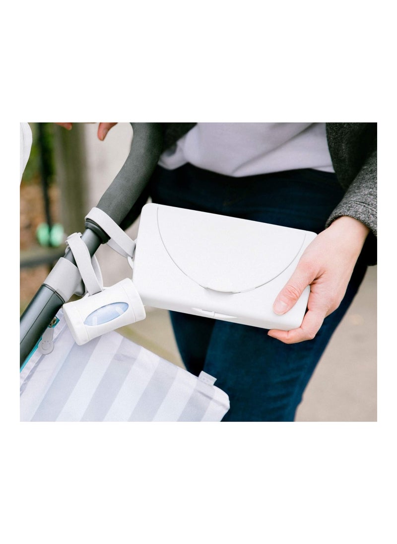 Retractable On The Go Bag Dispenser For Baby Travel Diaper Bag Accessory